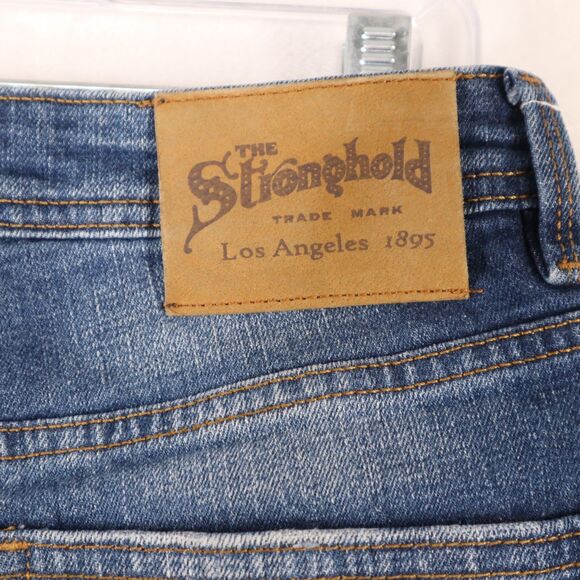 The Stronghold Redline Selvedge Men's Jeans Relaxed Tapered Button Fly 29x28.5 - Picture 10 of 13